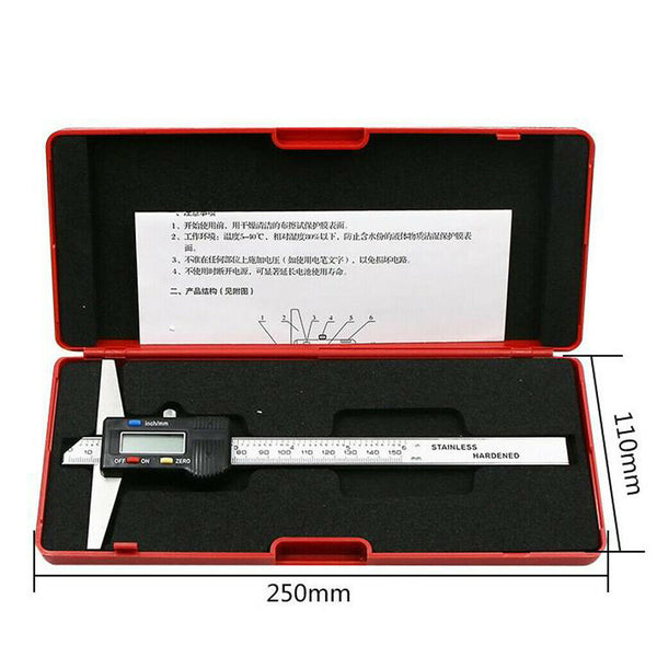 150mm Digital Vernier Caliper Gauge Depth Measure