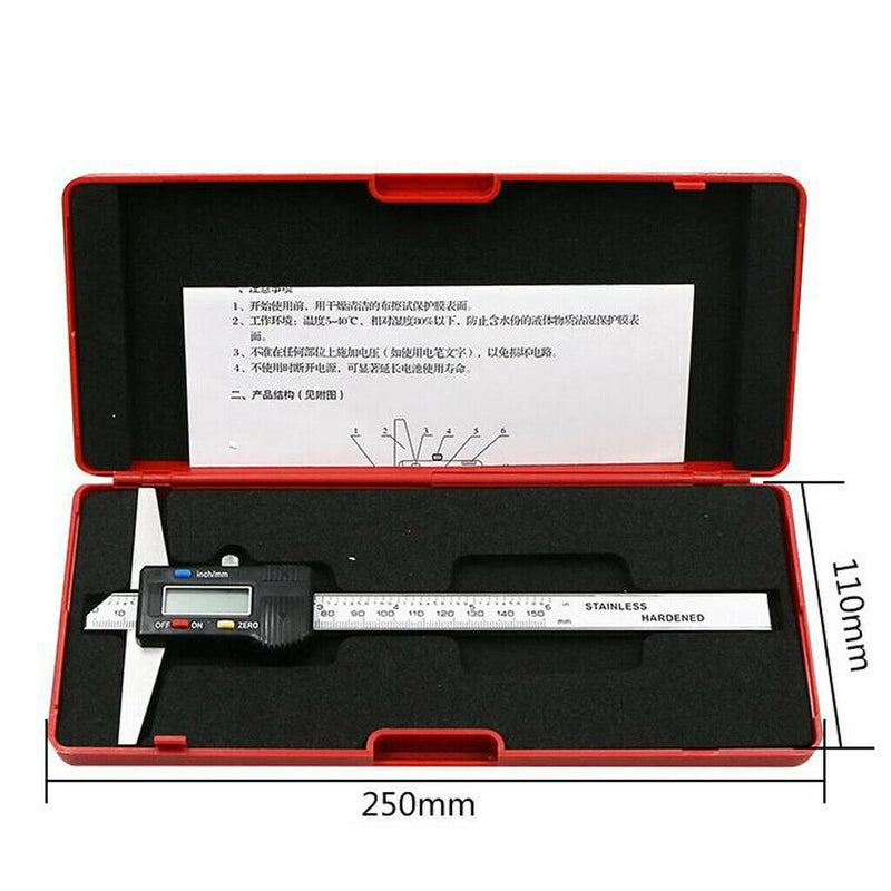 150mm Digital Vernier Caliper Gauge Depth Measure
