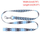 0.79" x 39.37" Dog Leash Rope Nylon Printed Pet Dogs Walking Lead Leash_