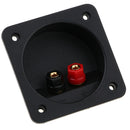 2-Way Speaker Box Terminal Binding Post, Square Connector (80-Red & Black)
