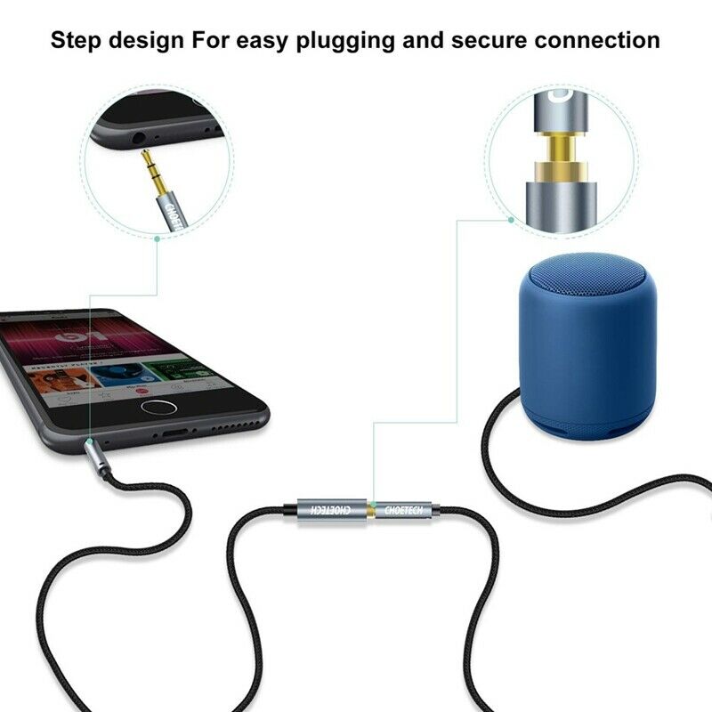 Choetech Audio Extension Cord Headphones 2M Stereo 3.5Mm Jack Male To Femal A6A8