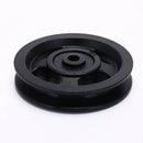 1pc 100mm Black Bearing Pulley Wheel Cable Gym Equipment Part Wearproof M&O