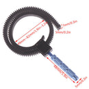 For SLR DSLR Camera Accessories Adjustable Rubber Follow Focus Gear Ring Belt OZ