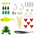77Pcs Fishing Lures Kit Set For Bass,Trout,Salmon,Including Spoon Lures,Sof
