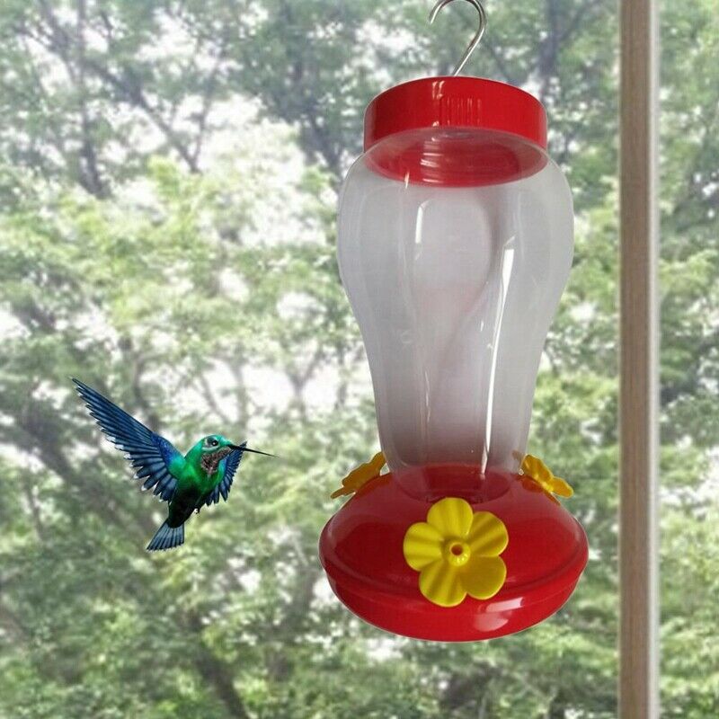 Plastics Bird Water Feeder Bottle Hanging Bird Feeder Garden Outdoor Plasti