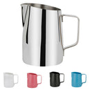 450ml Sliver Coffee Pitcher Milk Frothing Jug Latte Jug Kitchen Craft Art