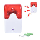 12V Indoor Wired Strobe Siren Warning Signal Horn Alarm System Flashing Lig_J Hn