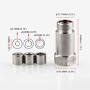O2 Oxygen Sensor Adapter CEL Fix Restrictor Fitting +Adjustable Gas Flow I ROZ