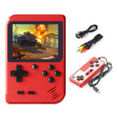 Classic 500 Games Video Player Rechargeable Handheld Game Console (Red)