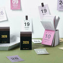 Small desk calendar 2020 mini can be torn I0U7 P7Y3