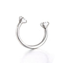 Fashion Crystal Rings Nose Lip Eyebrow Nipple Ear Belly Ring Piercing Jewelry TR