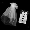 2pcs Bride & Groom Wedding Wine Glass Champagne Flute Glass Cover Decoration