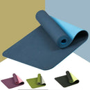 6Mm Tpe Two-Color Non-Slip Yoga Mat Sports Mat 183x61Cm Gym Home Fitness Ta G3O3