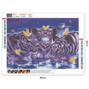 5D DIY Full Drill Diamond Painting Cross Stitch Embroidery Kit (Tiger06)