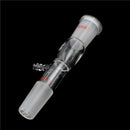 24/40 Glass Vacuum Take-off Adapter Laboratory Straight Tube Gas Inlet Adap  ME
