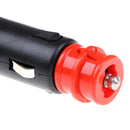 12V-24V 8A Male Car Lighter Socket Plug Connector With Red On/Off Swit&+