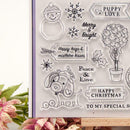 Christmas Silicone Clear Stamp for DIY Scrapbooking/Photo Album Cards Paper