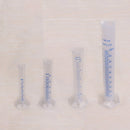 4pcs Set Plastic Graduated Laboratory Measuring Cylinder 10mL,25mL,50mL,1 D D4A2