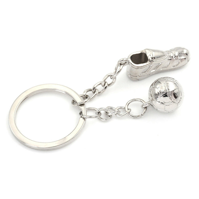 Creative mini sneakers soccer football key ring keyring keychain pendant gift Hn
