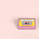 Creative Recording Tape Pin Brooch Backpack Jacket Retro Badges (Style 1)
