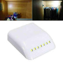 7 LED Cabinet Stair Lamp Battery Powered Wireless PIR Sensor Motion Stable E0N3