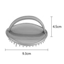 Shower Hair Shampoo Brush Comb Silicone Massage Scalp Anti-skid Hairbrush