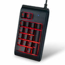 RGB Backlit USB Wired Keyboard Waterproof Number Keypad Mini Digital Keys n