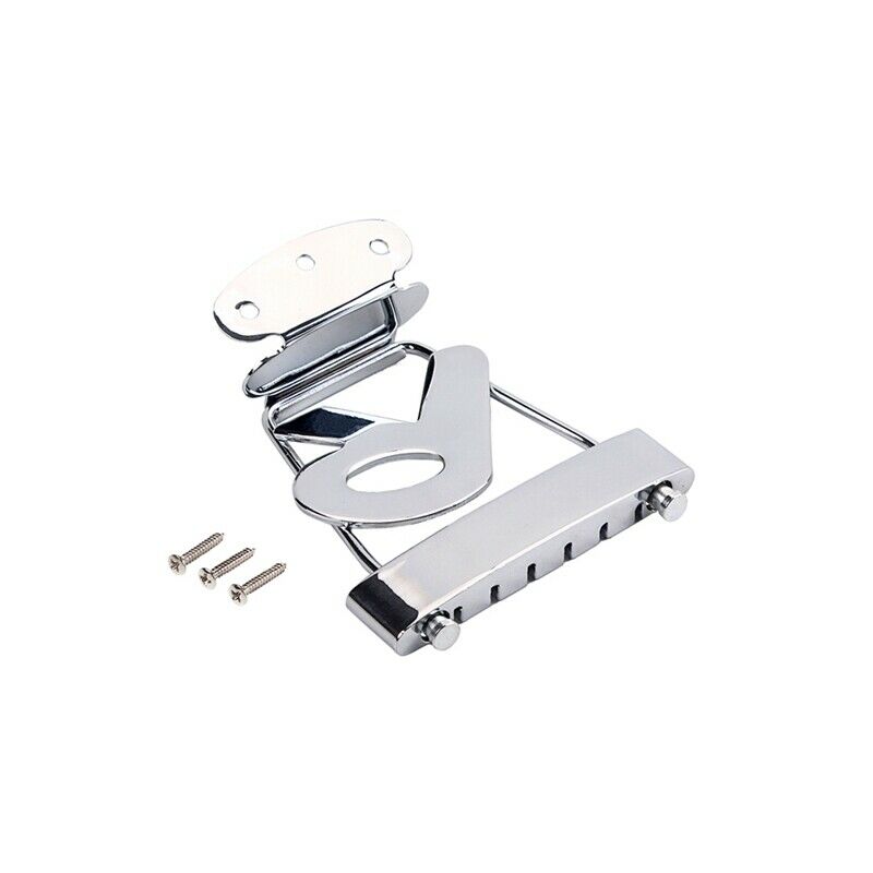 for 6 String Trapeze Tailpiece Adjustable Guitar Tailpiece Bridge with Scre