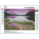 5D DIY Full Drill Diamond Painting Scenery Cross Stitch Embroidery Kits (A)