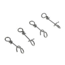 50 Pieces Fast Connecting Clips Fishing  Clips Swivels Connector 18mm