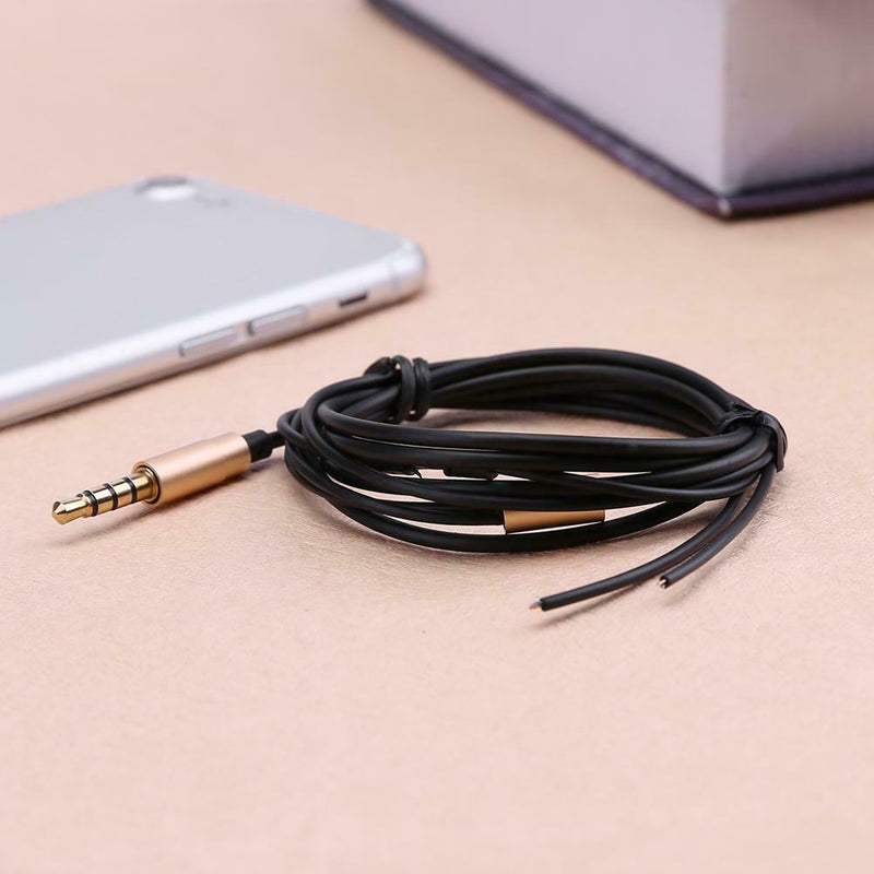 1.25m/4.1ft 3.5mm DIY Earphone Audio Cable Headphone Replacement Cable Line