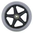 Durable Castor Wheels Replacement Wheel Part Supplies 6inch Heavy Duty Gray