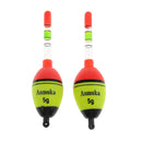 2pcs Luminous Fishing Float Vertical Rock Fishing Buoy Plastic Bobber 5g