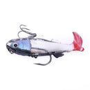 8g Simulation Lead Fishing Lure with Treble Hooks and A Single Hook