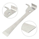 Stainless Steel Polished Bee Hive Hook Scraper Beekeeping Pry Equipment