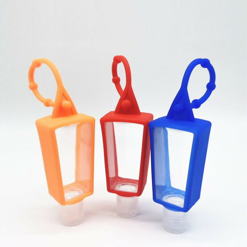 5PCS Travel Portable 30ml Silicone Mini Perfume Bottle Set Bottle Holder Co Gw