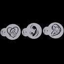 3pc Mom Love Baby Cookie Cake Stencil  Cupcake Stencil for Decorating To JR