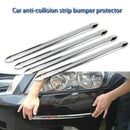 4pcs Car Anti-collision Strip Car Crash Bumper Protector Bar Rubber Mouldings