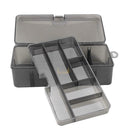 Double Layer PP Plastic Fishing Tackle Lure Bait Hook Storage Box Case