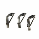 3 Pcs 5mm Eye Inner Dia Fishing Rod Guide Tip Fish Pole Ring Eye R7O9