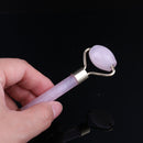 natural rose quartz facial massage crystal stone body jade massager beauty FT