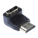 90 Degree+ 270 Degree Right Angle HDMI Male to Female HD Adapter for HDTV