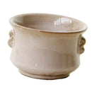 Luxury Beige Glaze Ceramic Succulent Flower Pot Planter Garden Decor for Home