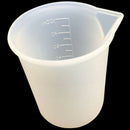 6Pcs Silicone Measuring Cups For 100Ml 10Ml, Diy Glue Tools Cup Making Hand