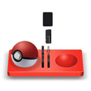 6in1 Carrying Case+Crystal Case+Game Card Pad for Nintendo Switch Poke Ball Plus