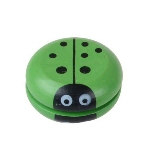 Yoyo Classic Toys Insect Bug Ladybug YoYo Ball Kids Creative Wooden Gift To LJ
