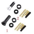 Black 3.5cm Universal Car Mini Carbon Fiber Short Stubby Aerial Antenna