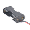 2Pcs Wire Leads Battery Holder Cell Case Box For 2X Series AA Batteries 3V New