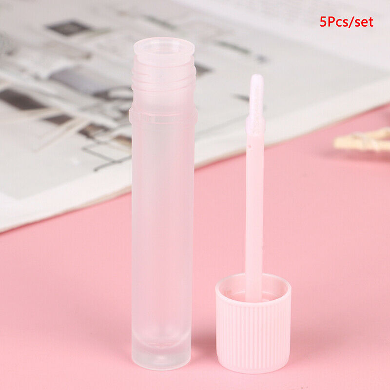 4.5ml 5Pcs  Small Blood Vessel Empty Lip Gloss Tube Container Lipstick Bottl Gw