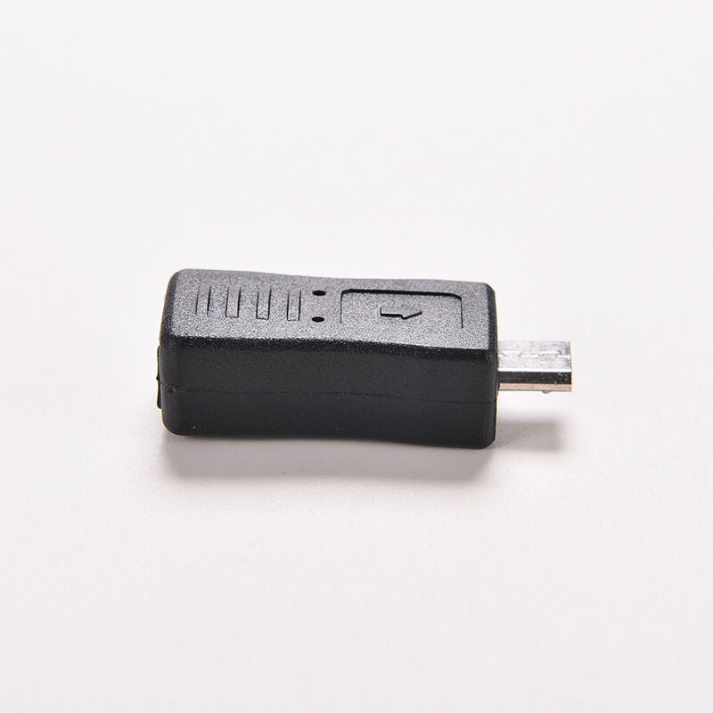 2 Mini USB Female to Micro USB Male Adapter Data Charger Converter Connection JR
